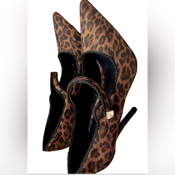 JustFab High heel Pumps Adelaide Leopardino New in box 4” heel - Picture 9 of 14
